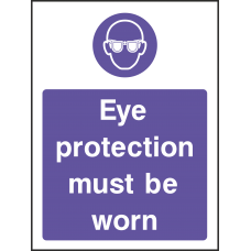 Eye Protection Must Be Worn